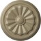 Ekena Millwork Olivia Ceiling Medallion (Fits Canopies up to 2 1/8"), Hand-Painted Gobi Desert, 7 7/8"OD x 1 1/8"P CM07OLGDF - alternate 1